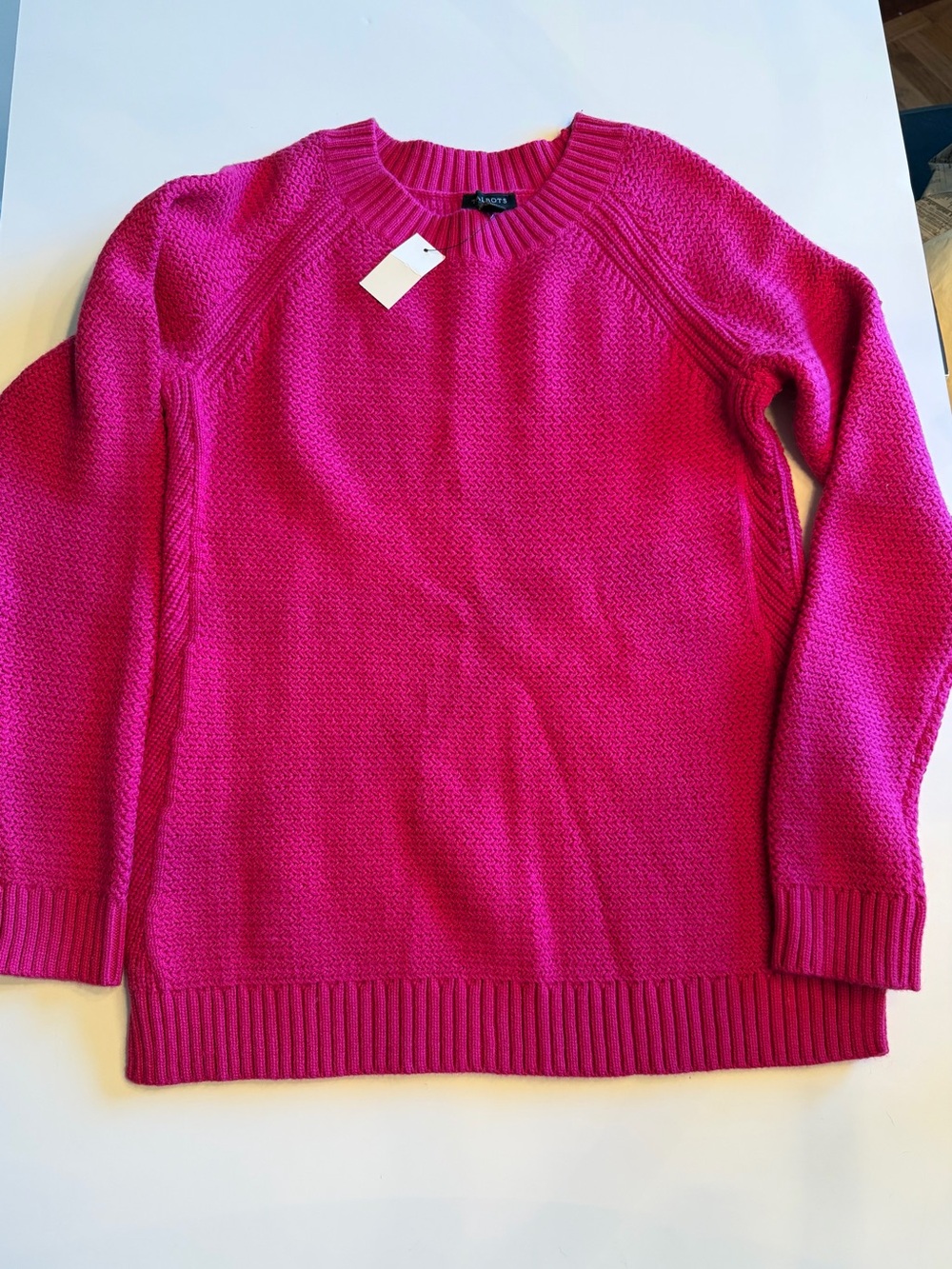 Talbots Fuchsia Crewneck Sweater